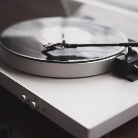 Platine vinyle blanche